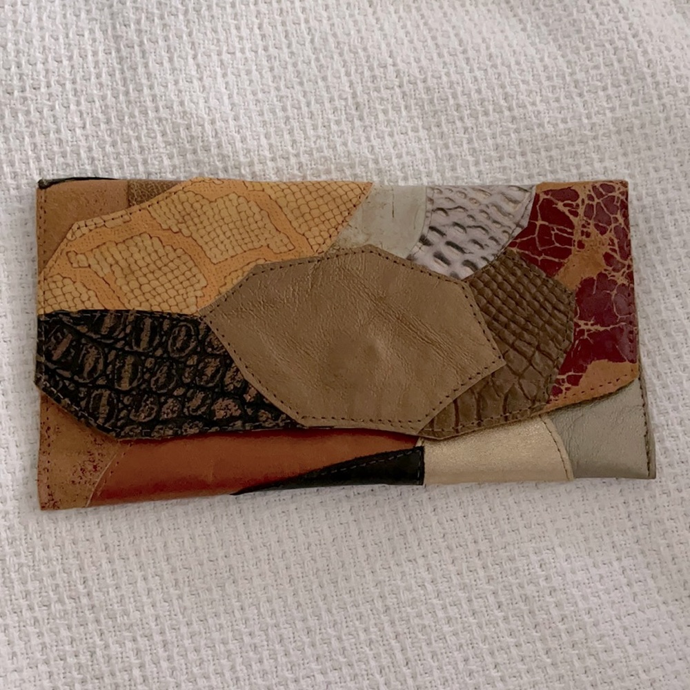 Handmade Leather Clutch - Picture 1 of 4